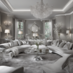 17.5+ Gorgeous White & Silver Living Room Ideas