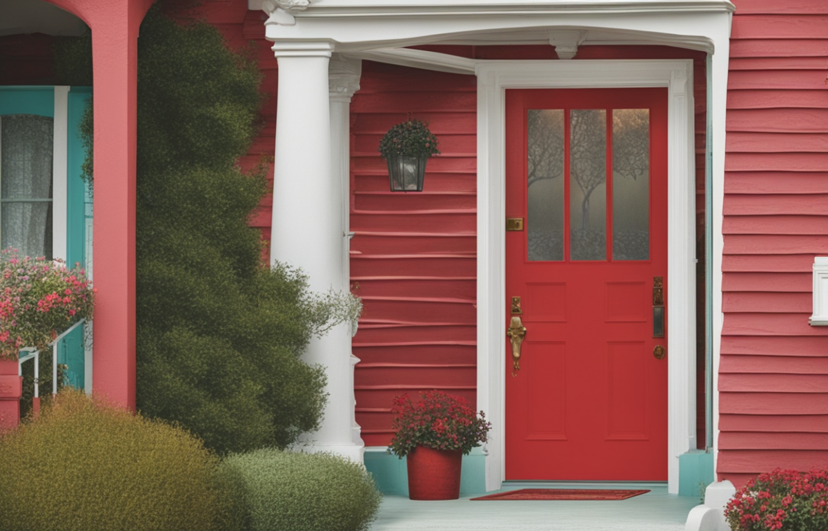 red front door design ideas