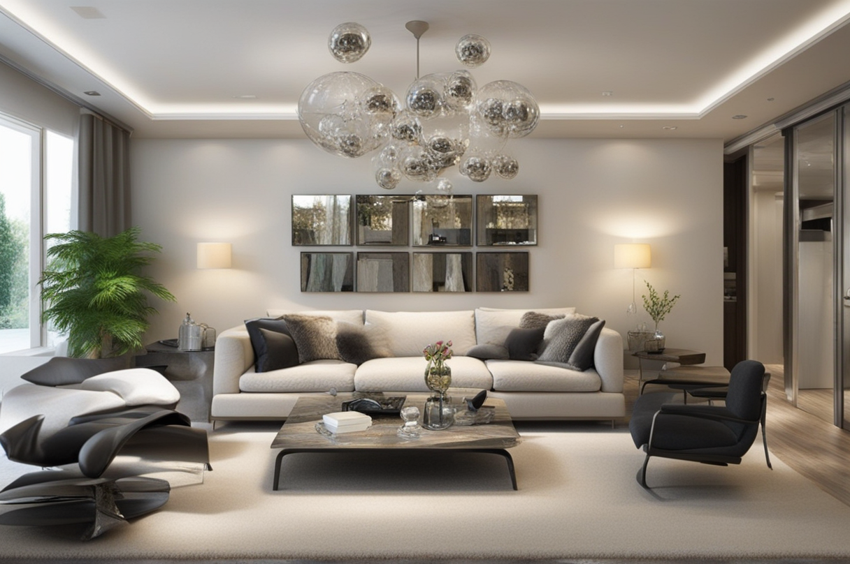 Living Room Mirror Idea