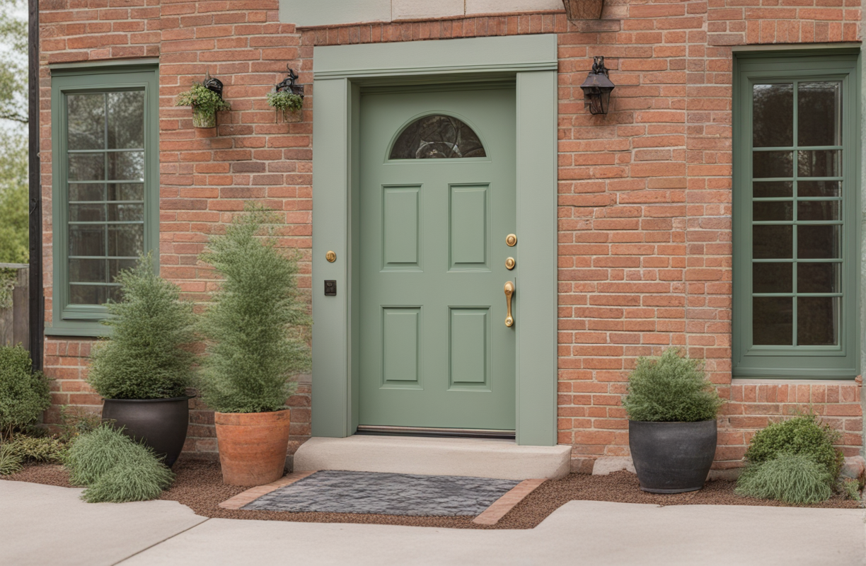 Awesome Front Door Colors to Enhance Your Red Brick Home