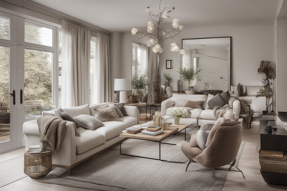 Living Room Mirror Idea