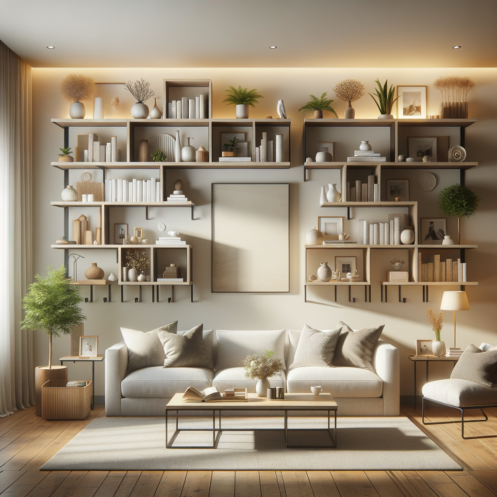 how-to-decorate-shelves-in-living-room