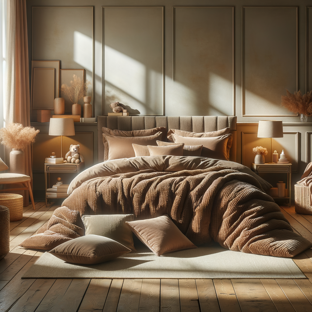 brown-comforter-bedroom