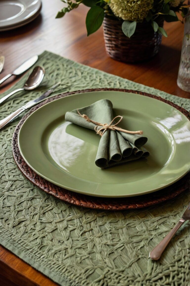 Dining in Style: 8+ Placemat Colors to Enhance Your Brown Table