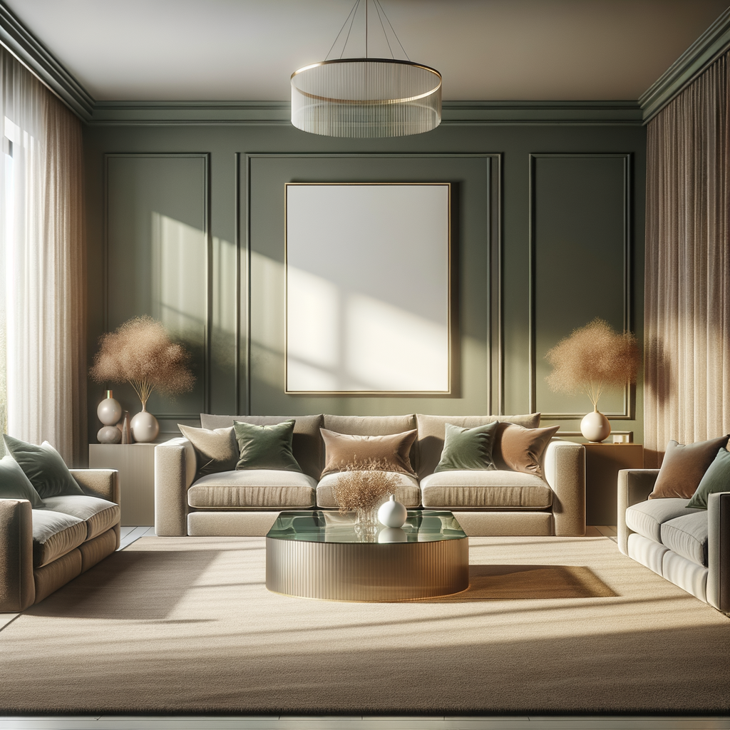 What color carpet goes with forest green walls