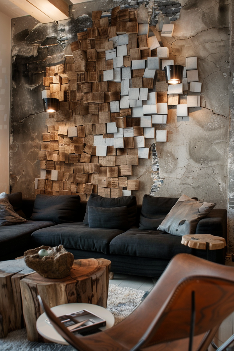 wall decor in a living room