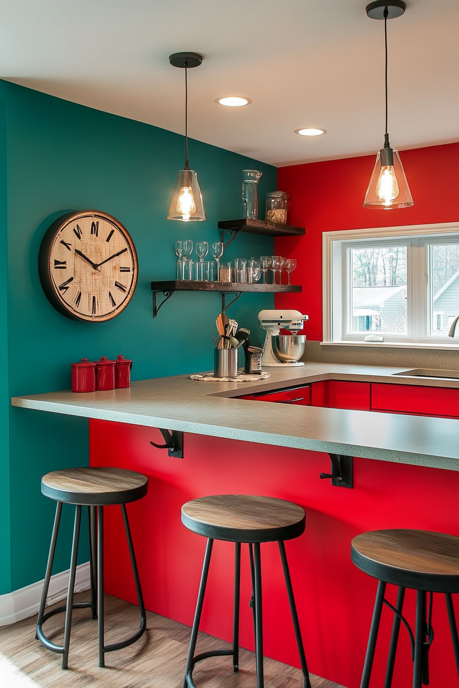 How to Style Red Kitchen Walls Without Overwhelming Your Space ...