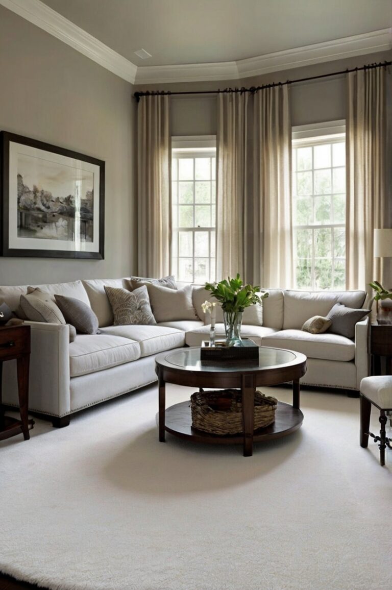 7+ Showstopping Carpets That Take Revere Pewter Walls To 11