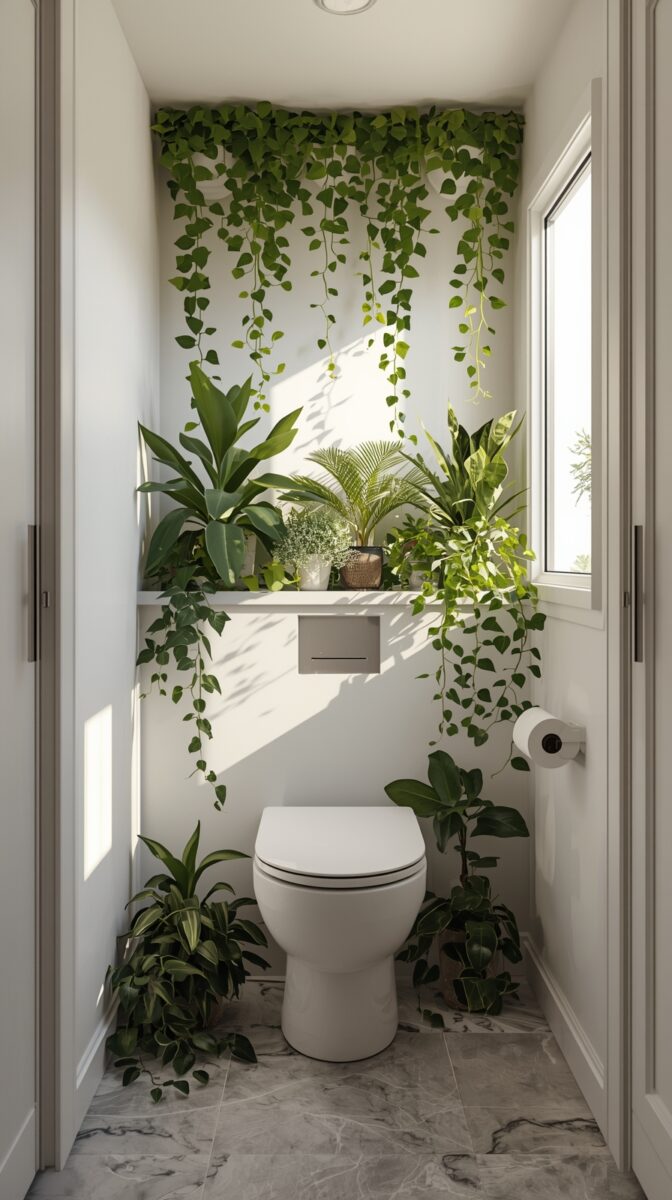 Innovative Ways to Decorate Behind the Toilet for a Stylish Bathroom