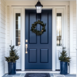 13+ Dark Doors with White Trim for a Timeless Look!