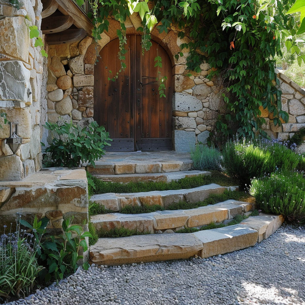 Add Timeless Appeal with Limestone Steps