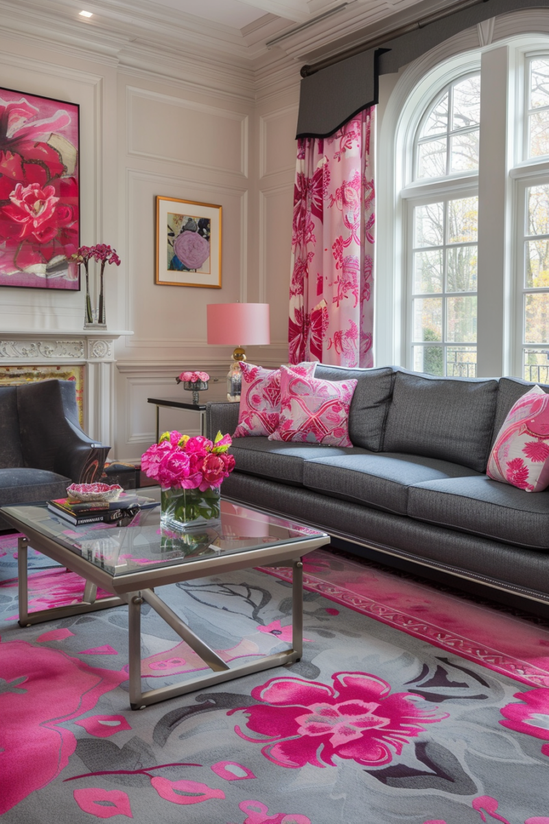 15+ Cozy Pink And Gray Living Room Ideas For A Warm Space — DreamyHomeStyle