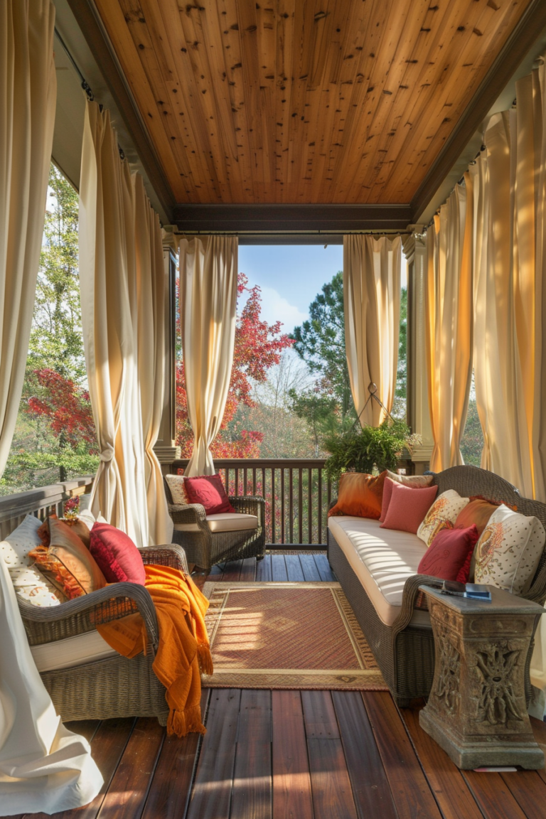 Brighten Up Your Porch with 13 Eye-Catching Curtain Ideas — DreamyHomeStyle