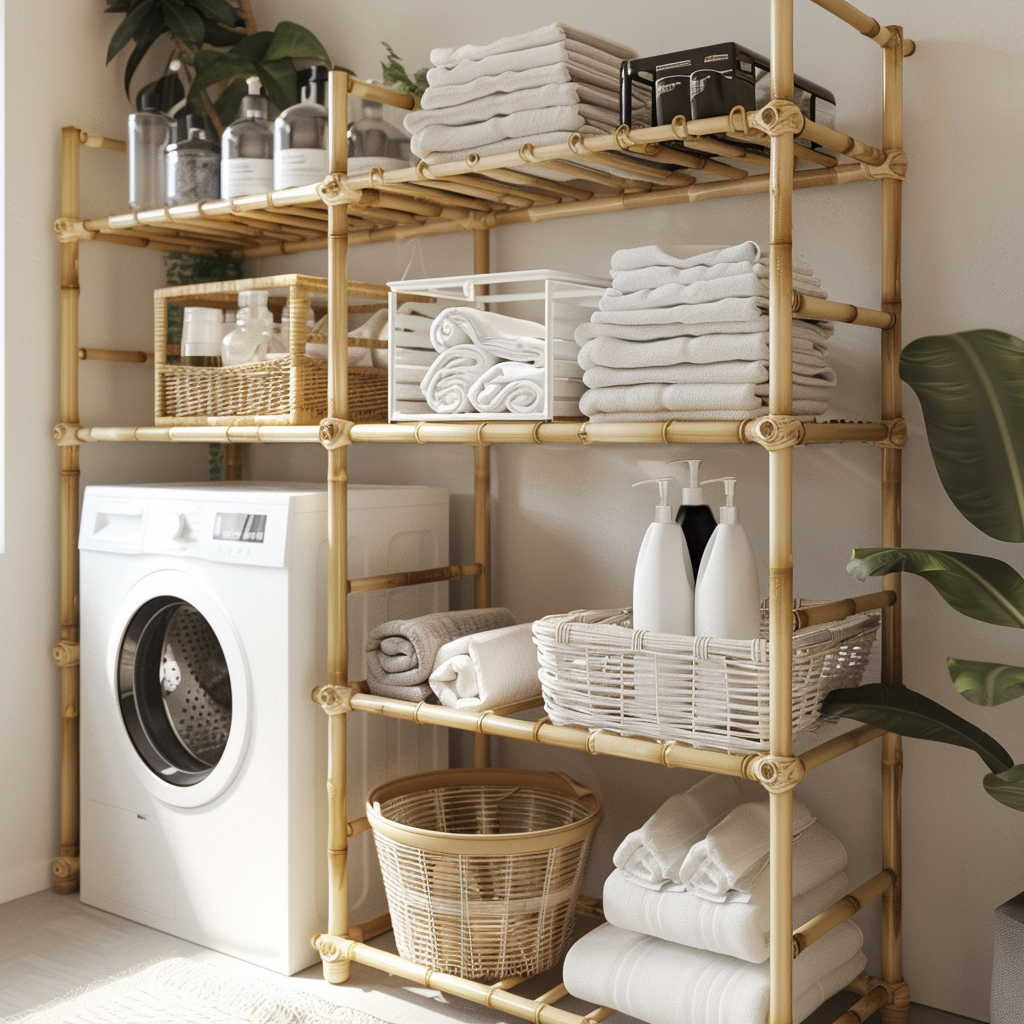 boho laundry room