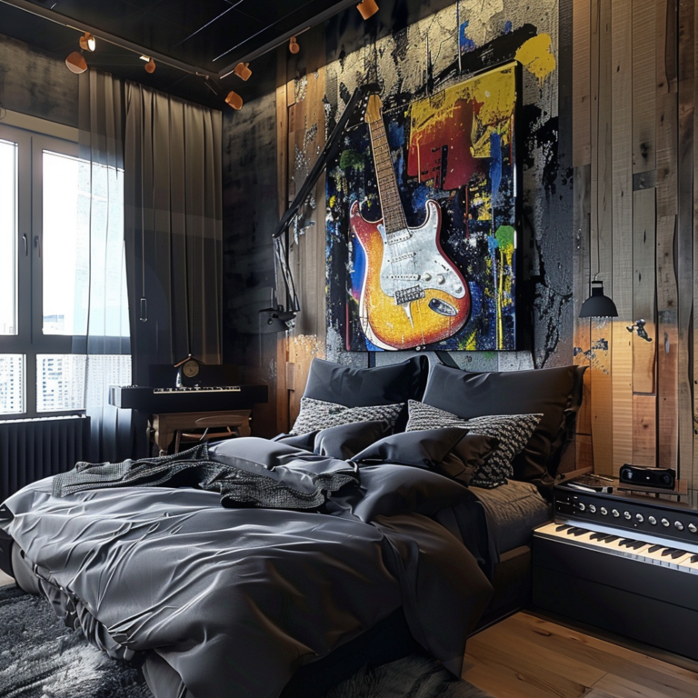 13 Music-Themed Bedroom Ideas for Musical Souls — DreamyHomeStyle