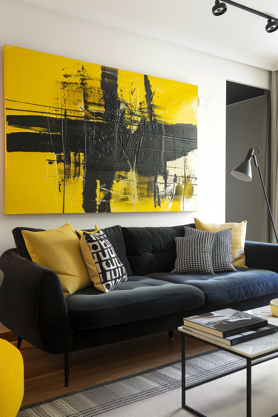 gray-and-yellow-living-room
