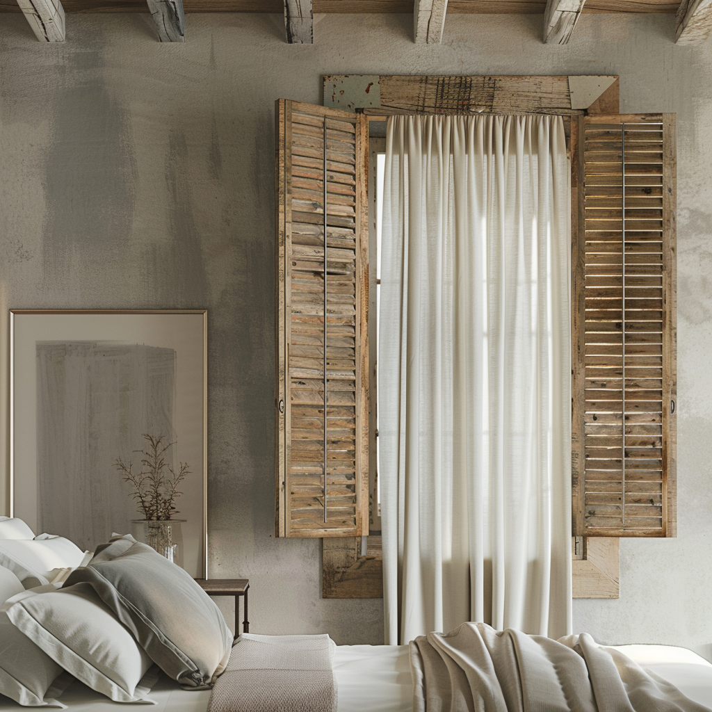 rustic window treatments