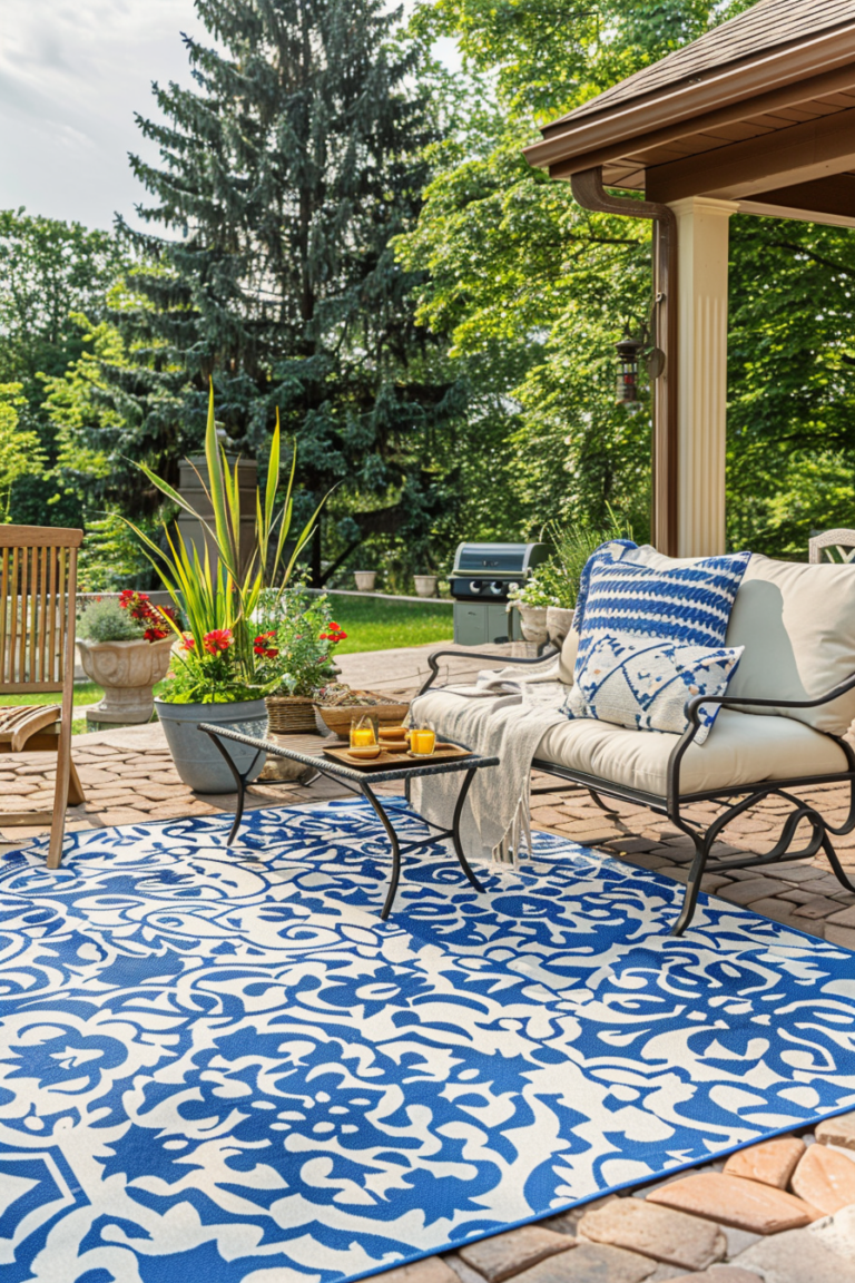 13 Stunning Outdoor Rug Ideas To Transform Your Patio