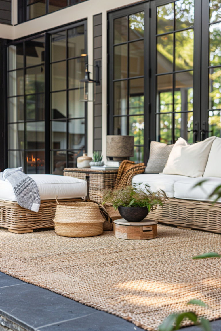 Outdoor Rug Looks 13 Stunning Outdoor Rug Ideas To Transform Your Patio — DreamyHomeStyle