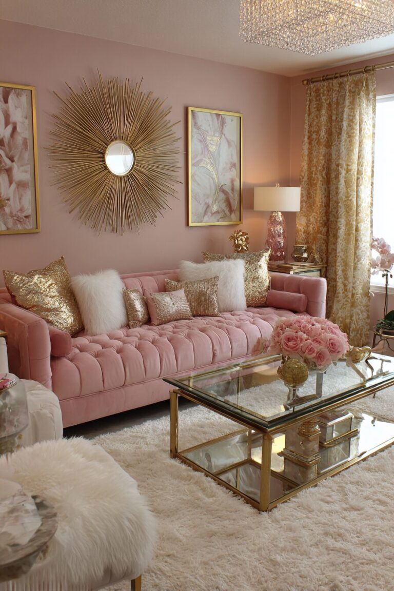Chic Girly Living Room Ideas To Inspire You — DreamyHomeStyle