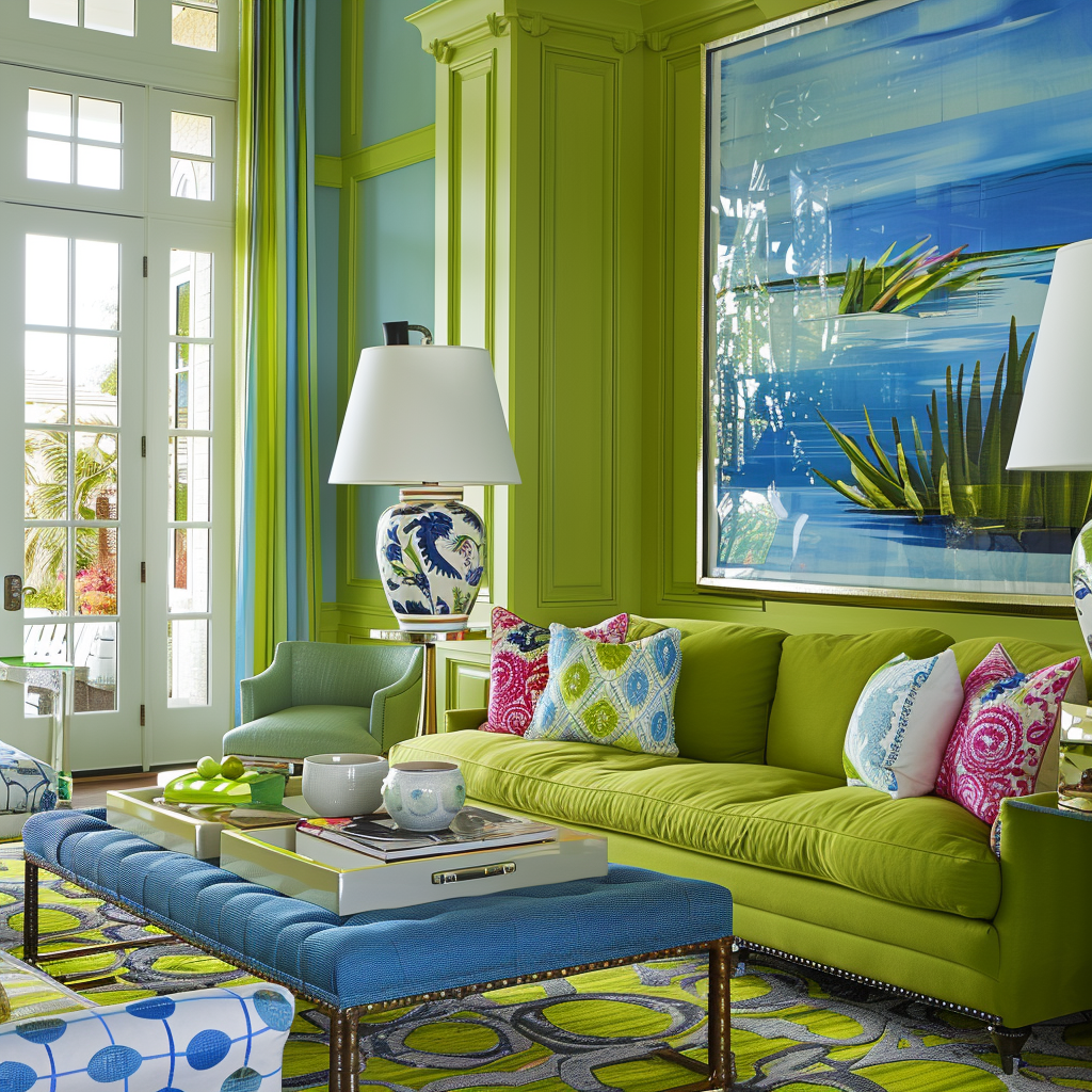 blue-and-green-living-room