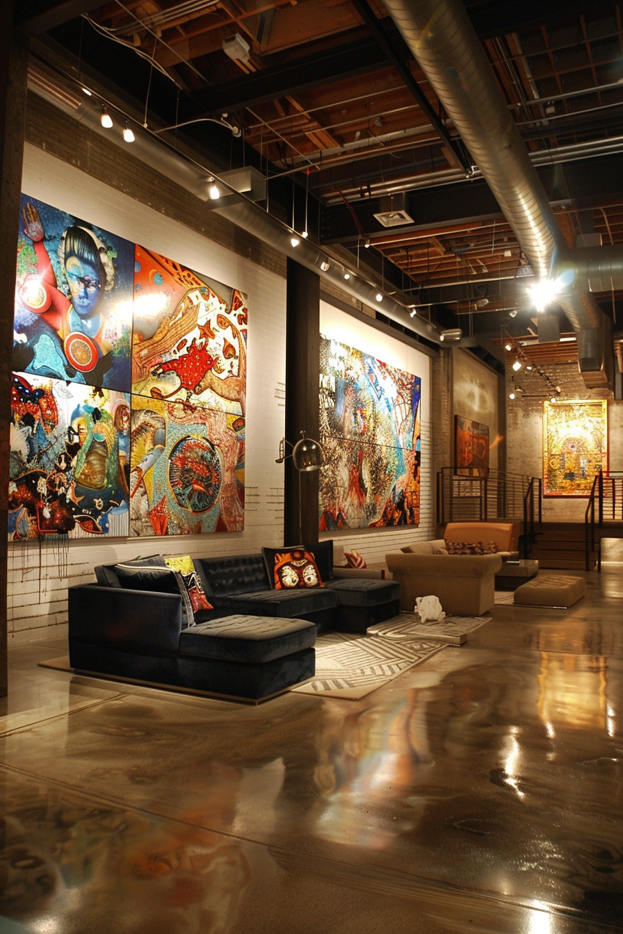 tall-wall-decor-high-ceiling