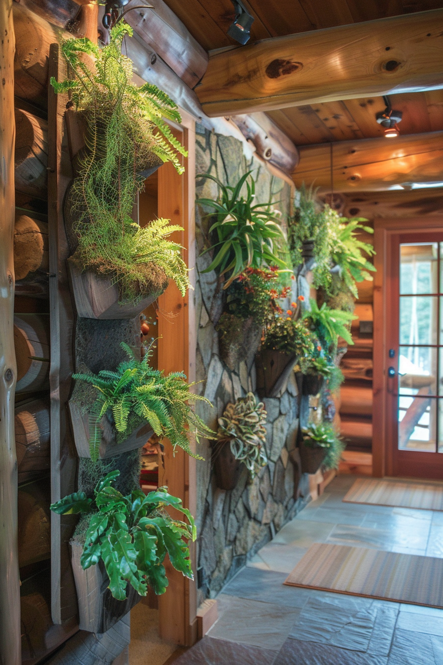 log-cabin-wall-decor-ideas