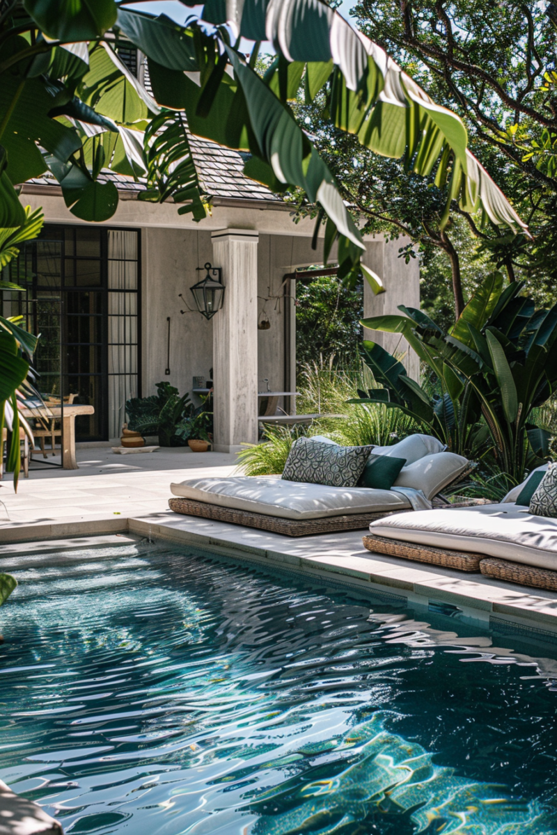 9+ Stylish Pool Deck Decorating Ideas For A Chic Outdoor Space ...