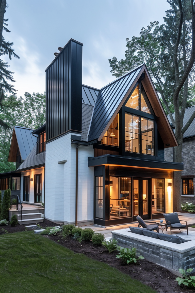 Creative Ways To Design A Modern Rustic Home Exterior — DreamyHomeStyle