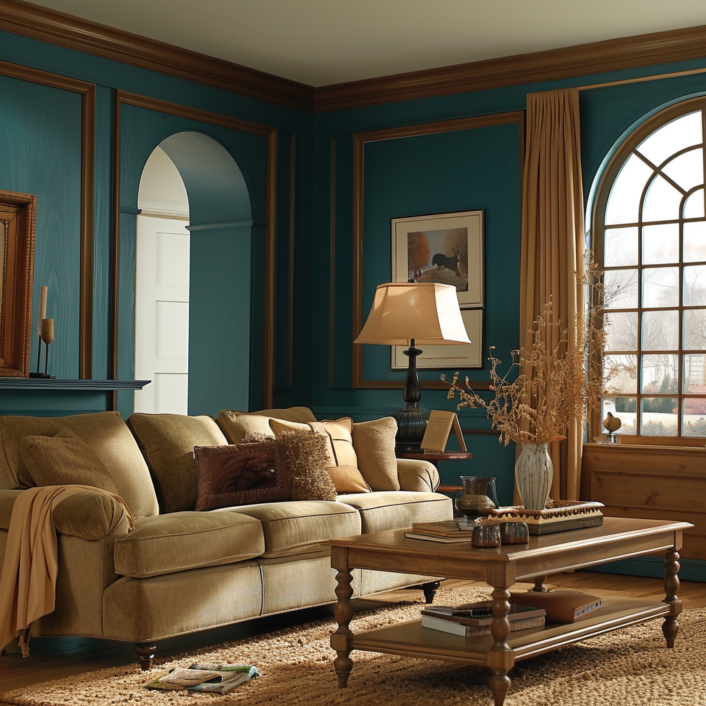 blue-and-green-living-room