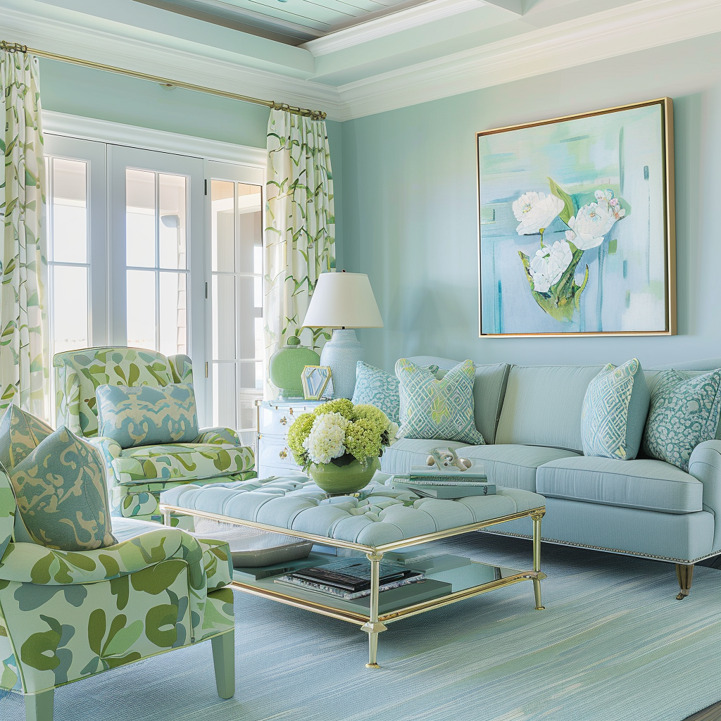 blue-and-green-living-room