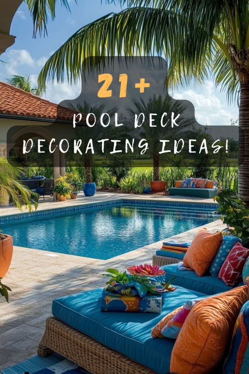 9+  Stylish Pool Deck Decorating Ideas For A Chic Outdoor Space