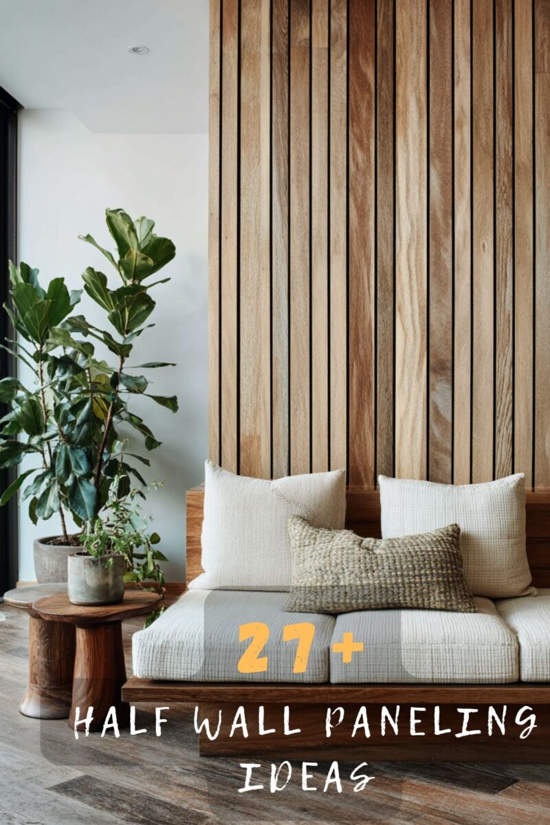 Beautiful Half-Wall Paneling Ideas For Your Home – DreamyHomeStyle