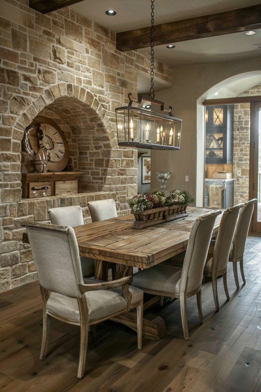 log-cabin-dining-room-ideas