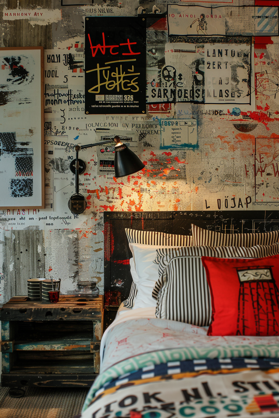 bedroom-wall-collage