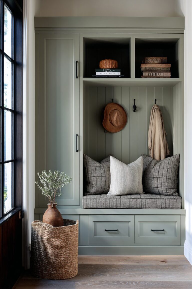 Cozy Sage Green Entryway Ideas for a Warm Welcome — DreamyHomeStyle