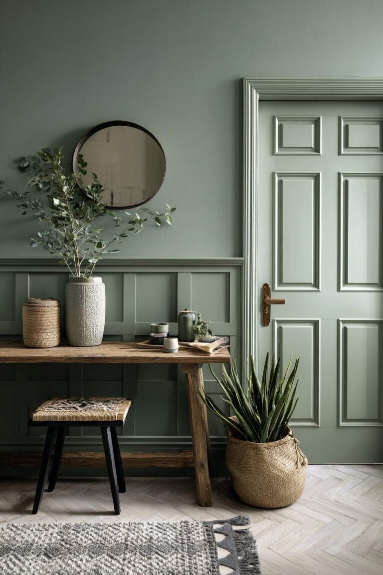 Cozy Sage Green Entryway Ideas for a Warm Welcome — DreamyHomeStyle