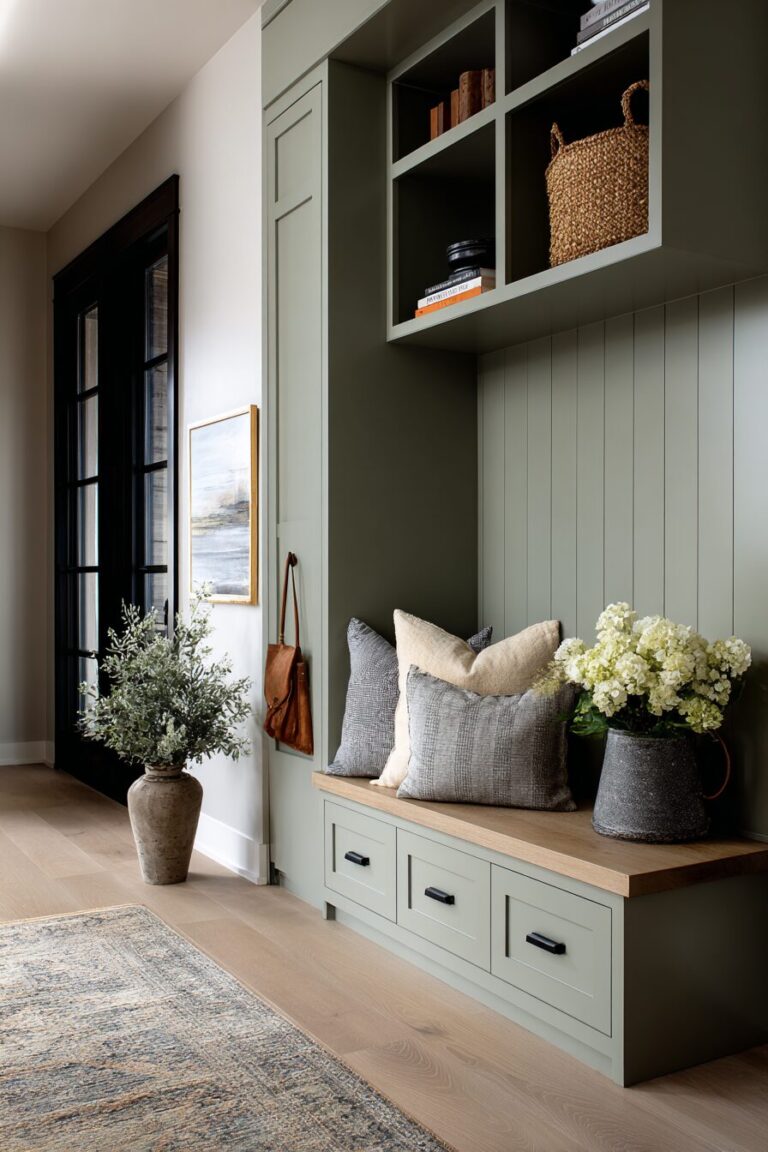 Cozy Sage Green Entryway Ideas for a Warm Welcome — DreamyHomeStyle