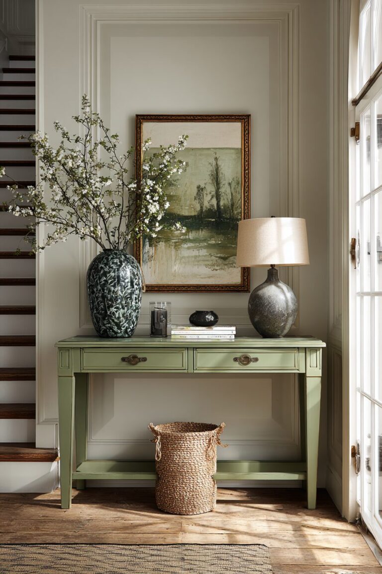 Cozy Sage Green Entryway Ideas for a Warm Welcome — DreamyHomeStyle