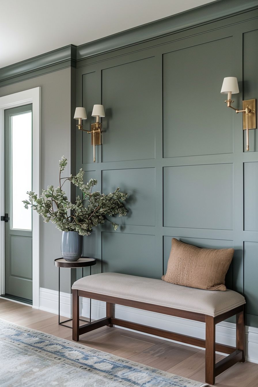 Cozy Sage Green Entryway Ideas for a Warm Welcome