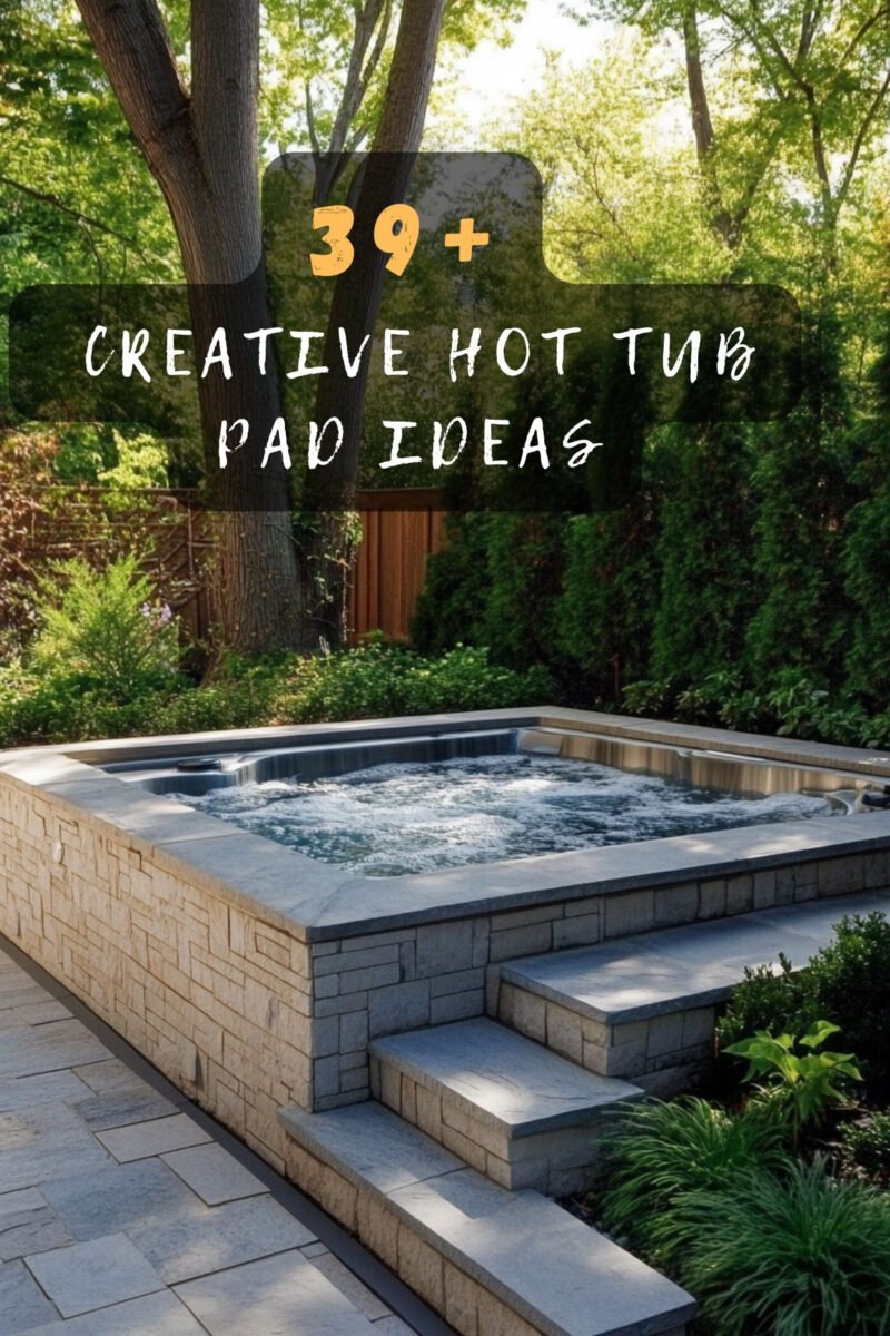 13 Hot Tub Pad Ideas To Love And Inspire