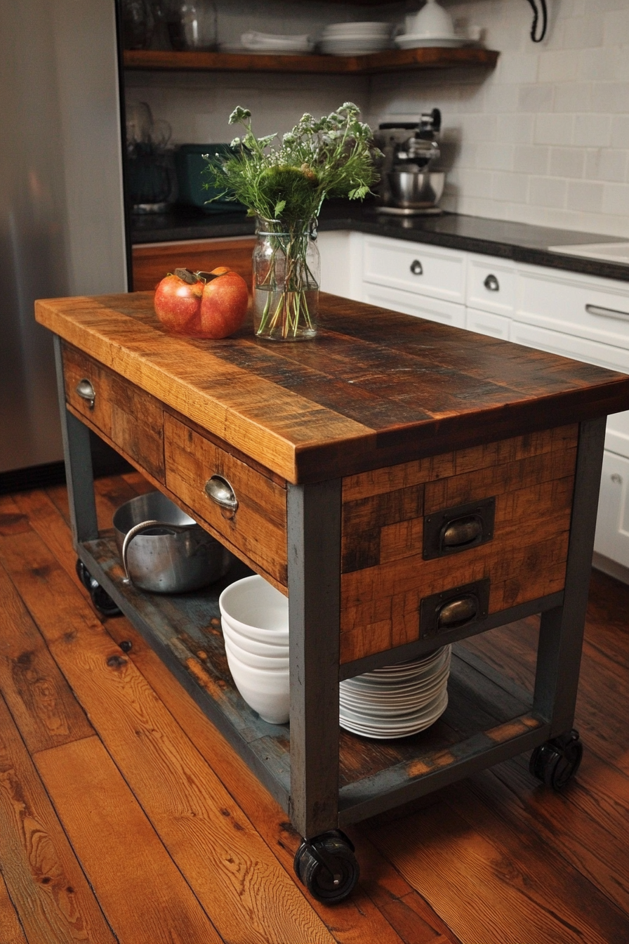 antique-kitchen-islands