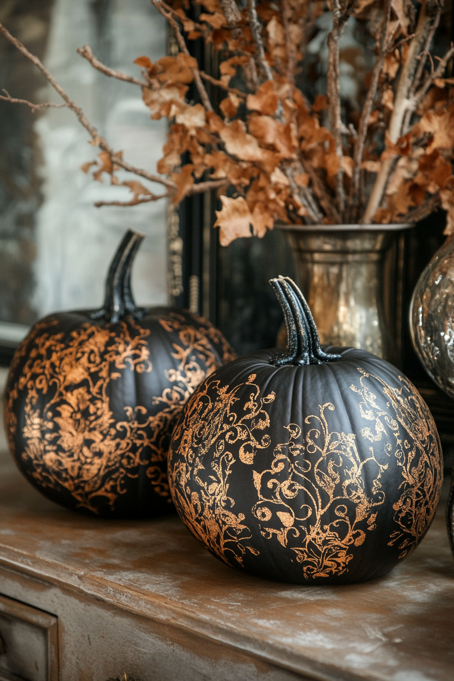 halloween-mantle-decor