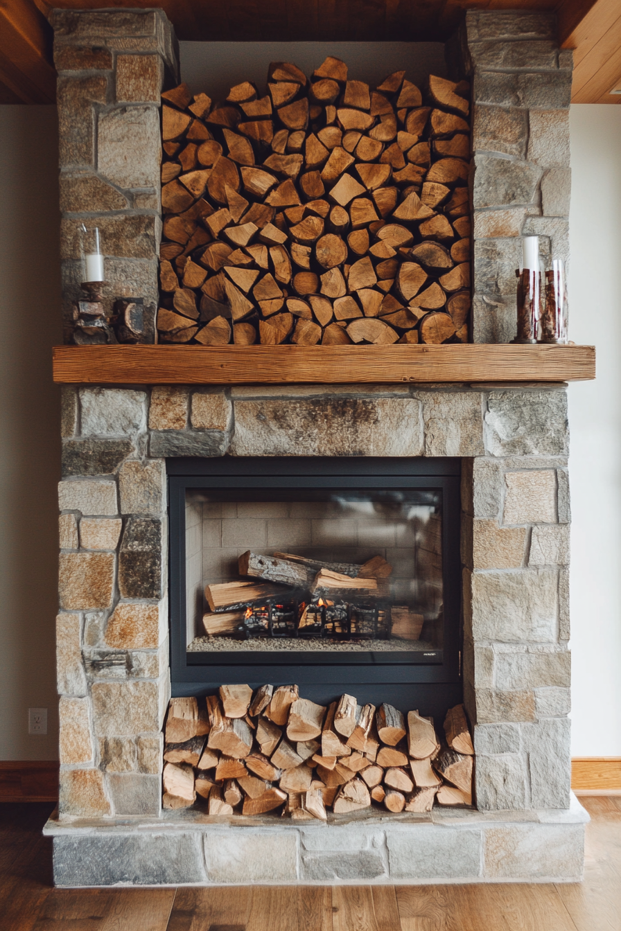 built-in-around-fireplace