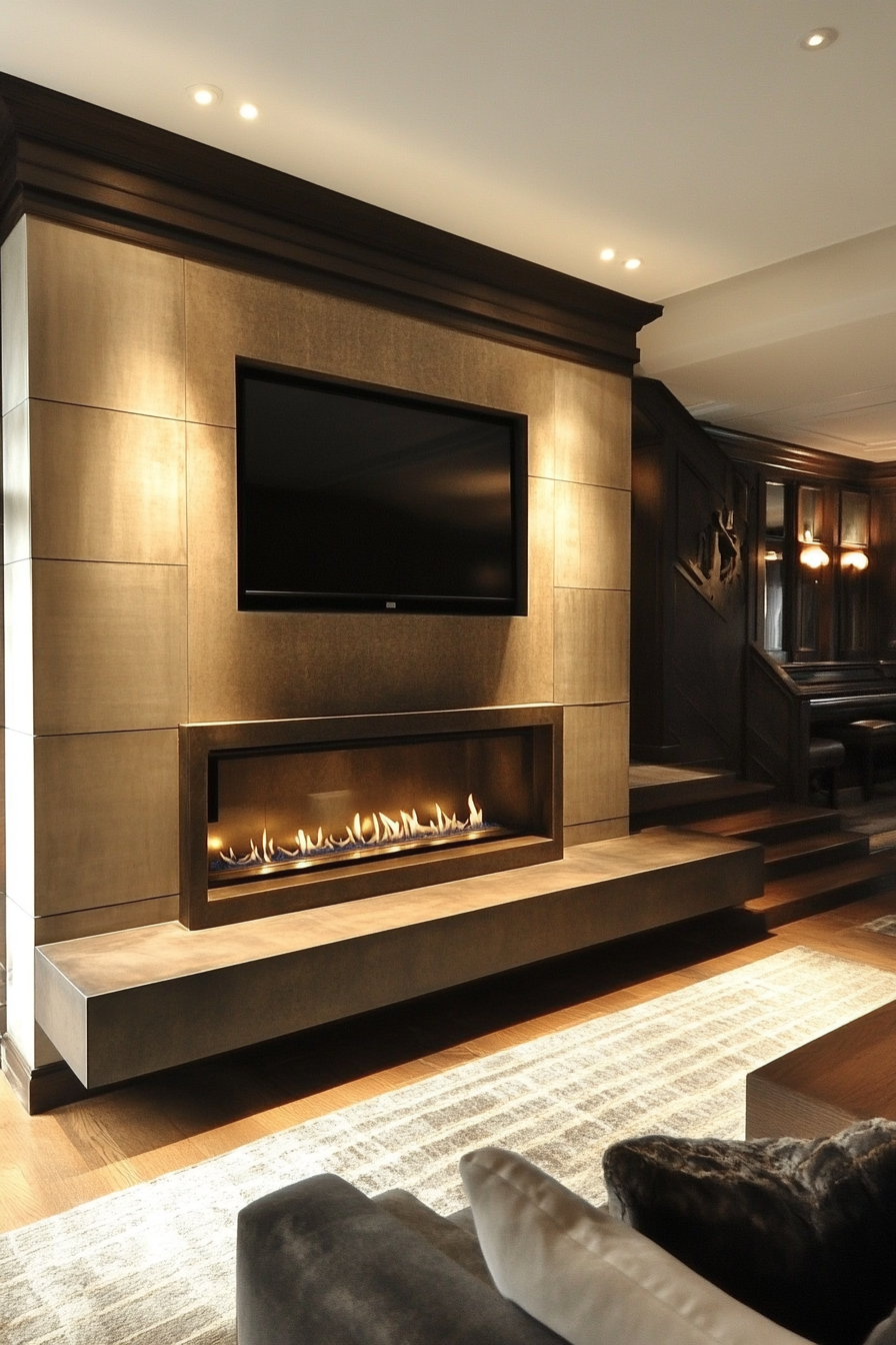 built-in-around-fireplace