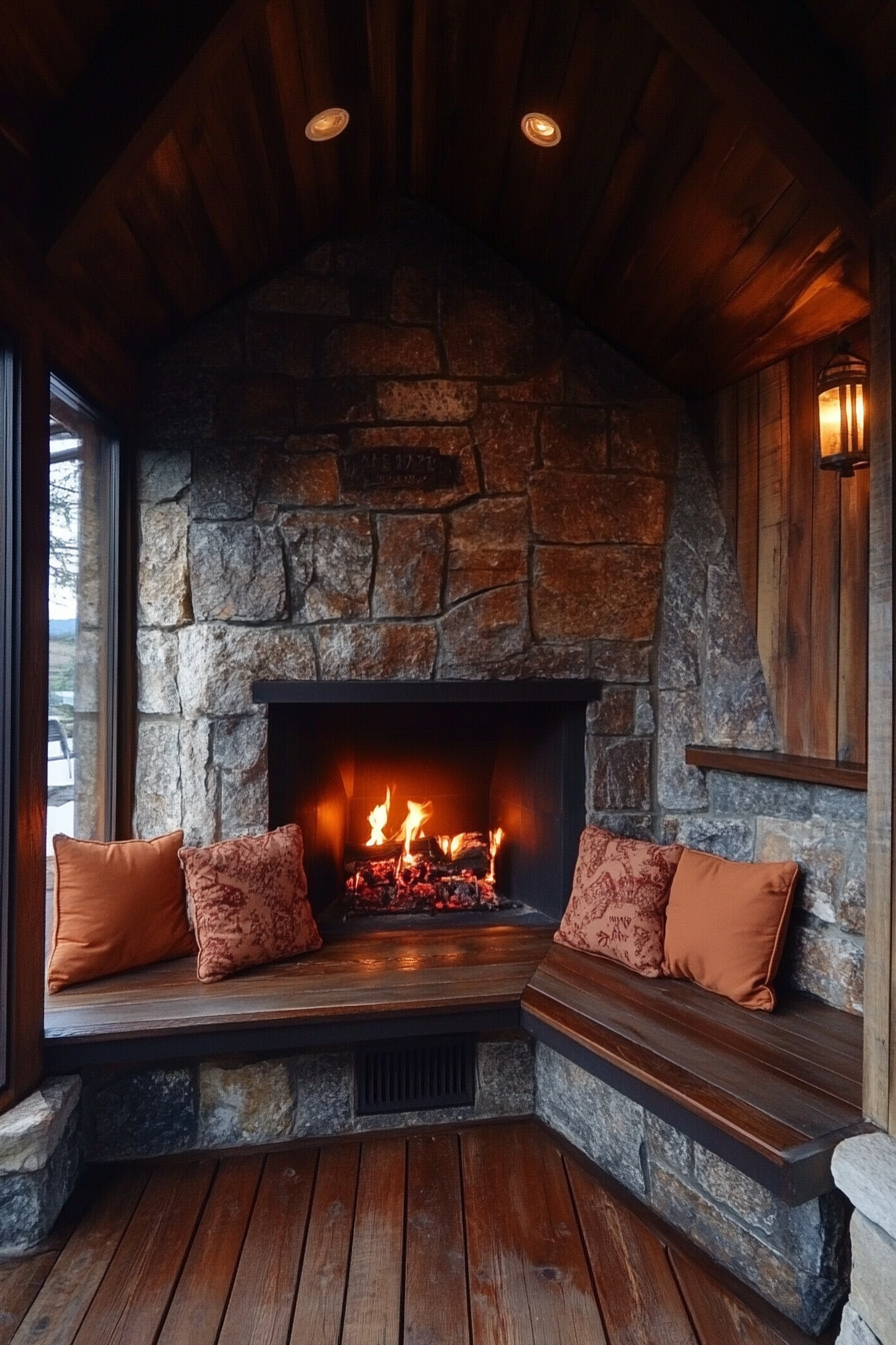 built-in-around-fireplace