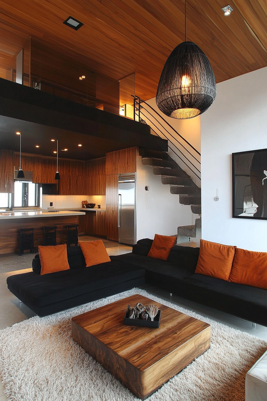 cozy-mid-century-modern-living-room