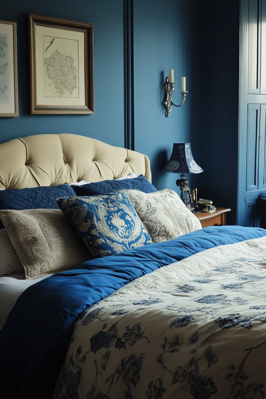 blue-and-cream-bedroom