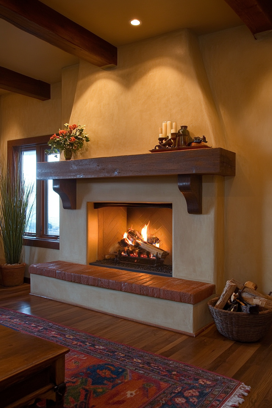 built-in-around-fireplace
