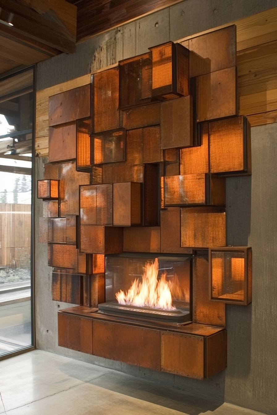 built-in-around-fireplace